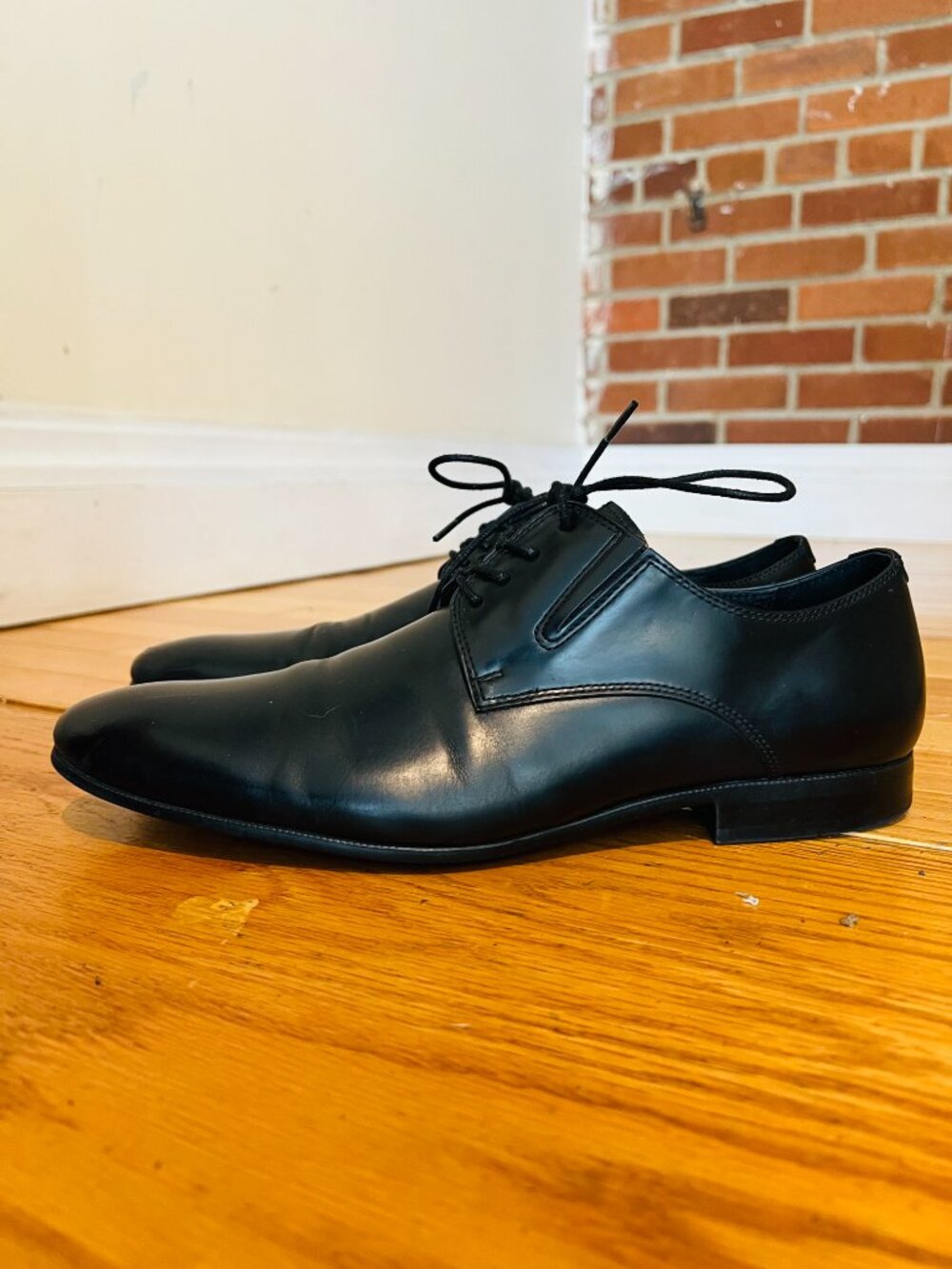 Kenneth Cole New York Men's Black Derby Dress Shoes Size 8 M